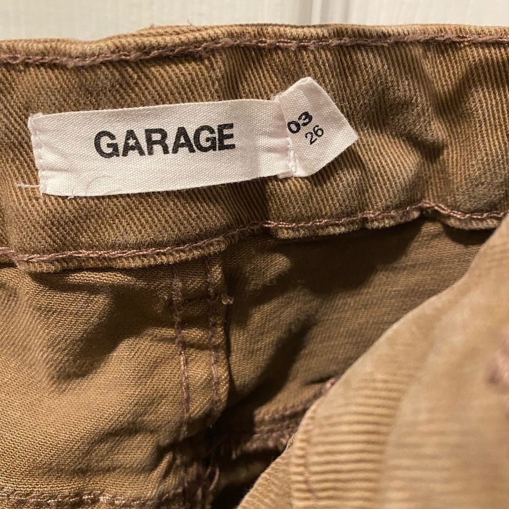 Garage Brown Denim Flare Jeans - Picture 4 of 6